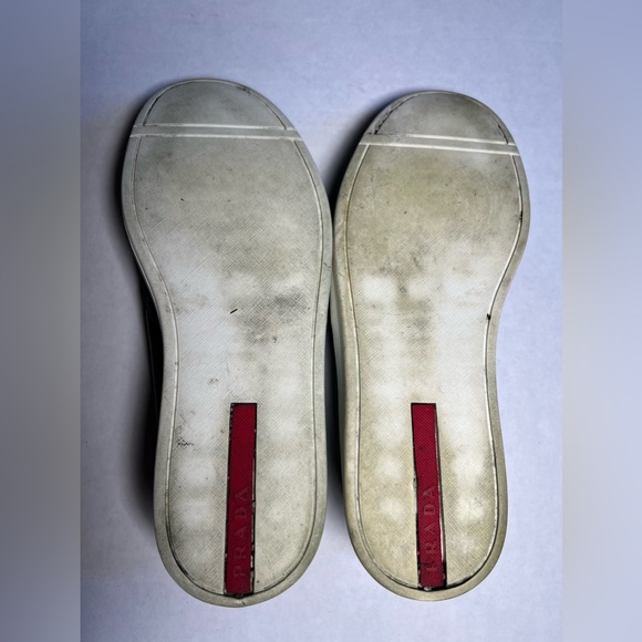 Prada Men’s suede slip-on black size 8.5 - Picture 9 of 11